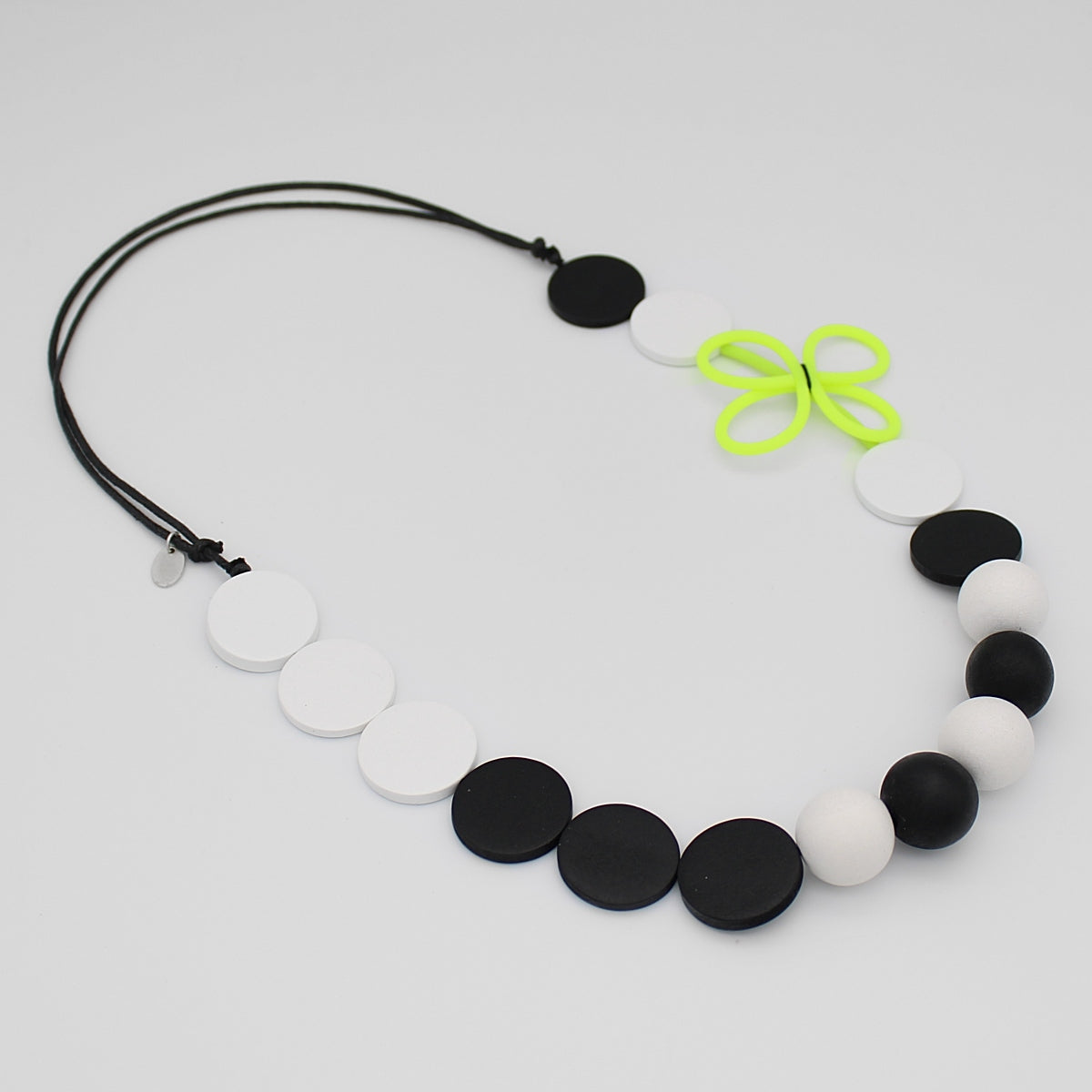 Simplistic Neon Butterfly Necklace