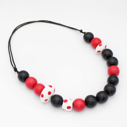 Mod Dot Statement Necklace