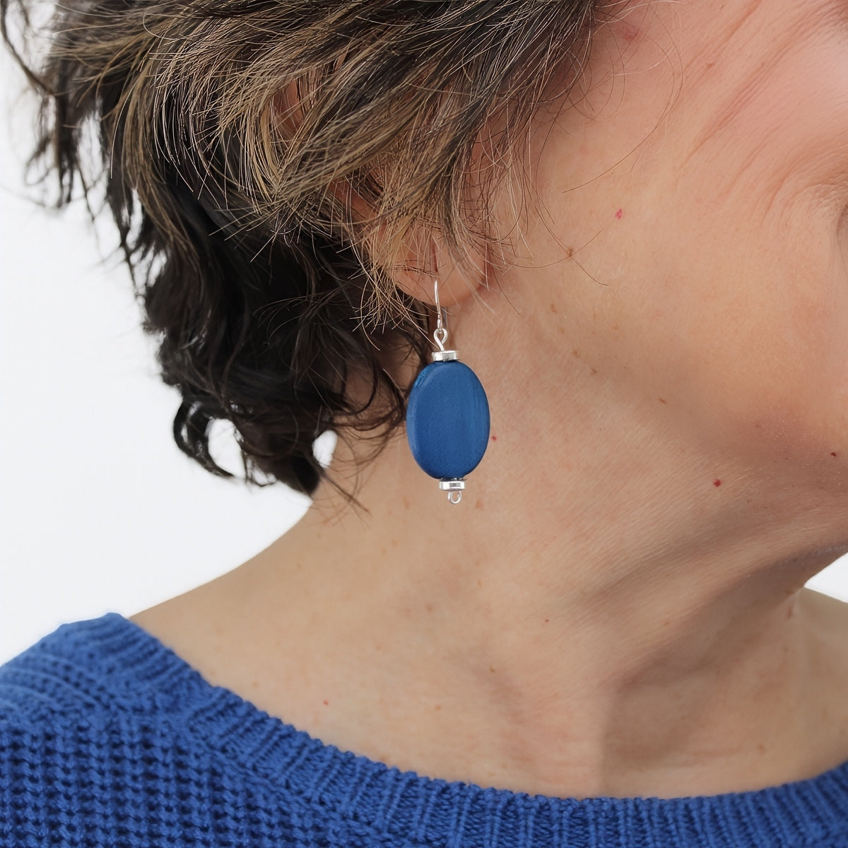 Blue Blair Dangle Earring