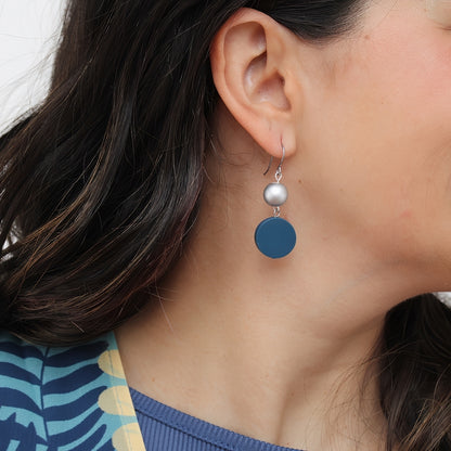 Blue Duo Dangles Earring