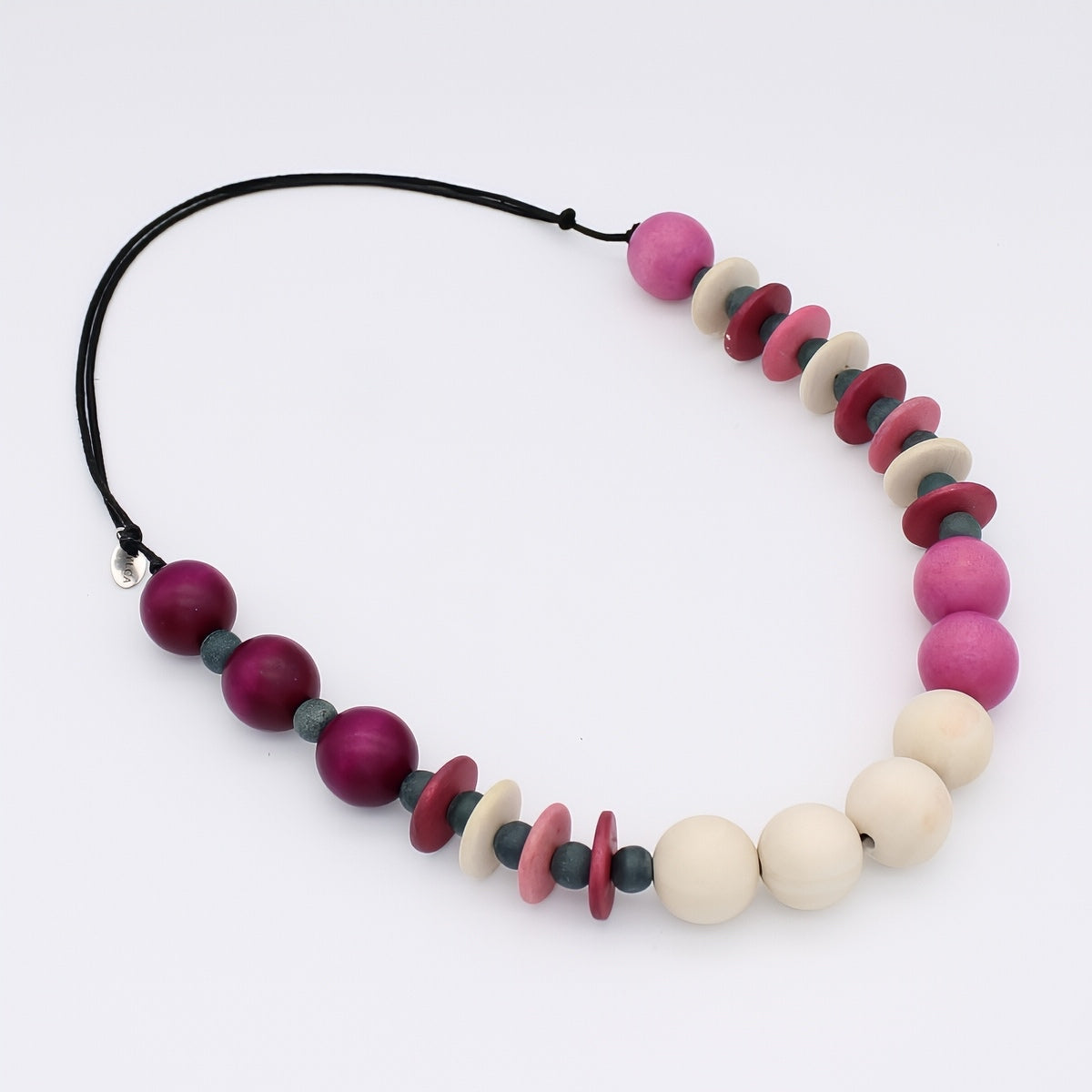 Shades of Pink Mia Varied Bead Necklace