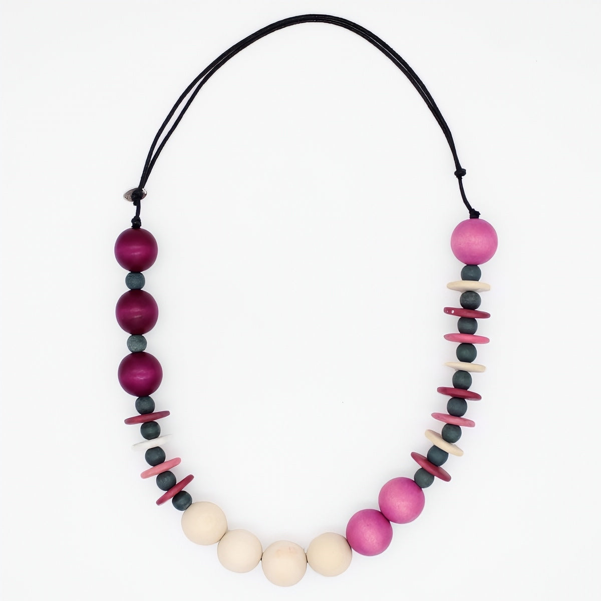 Shades of Pink Mia Varied Bead Necklace