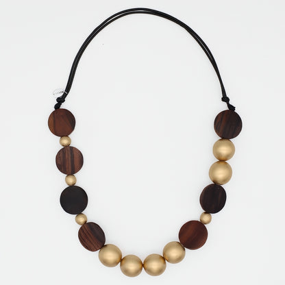 Golden Birch Statement Necklace