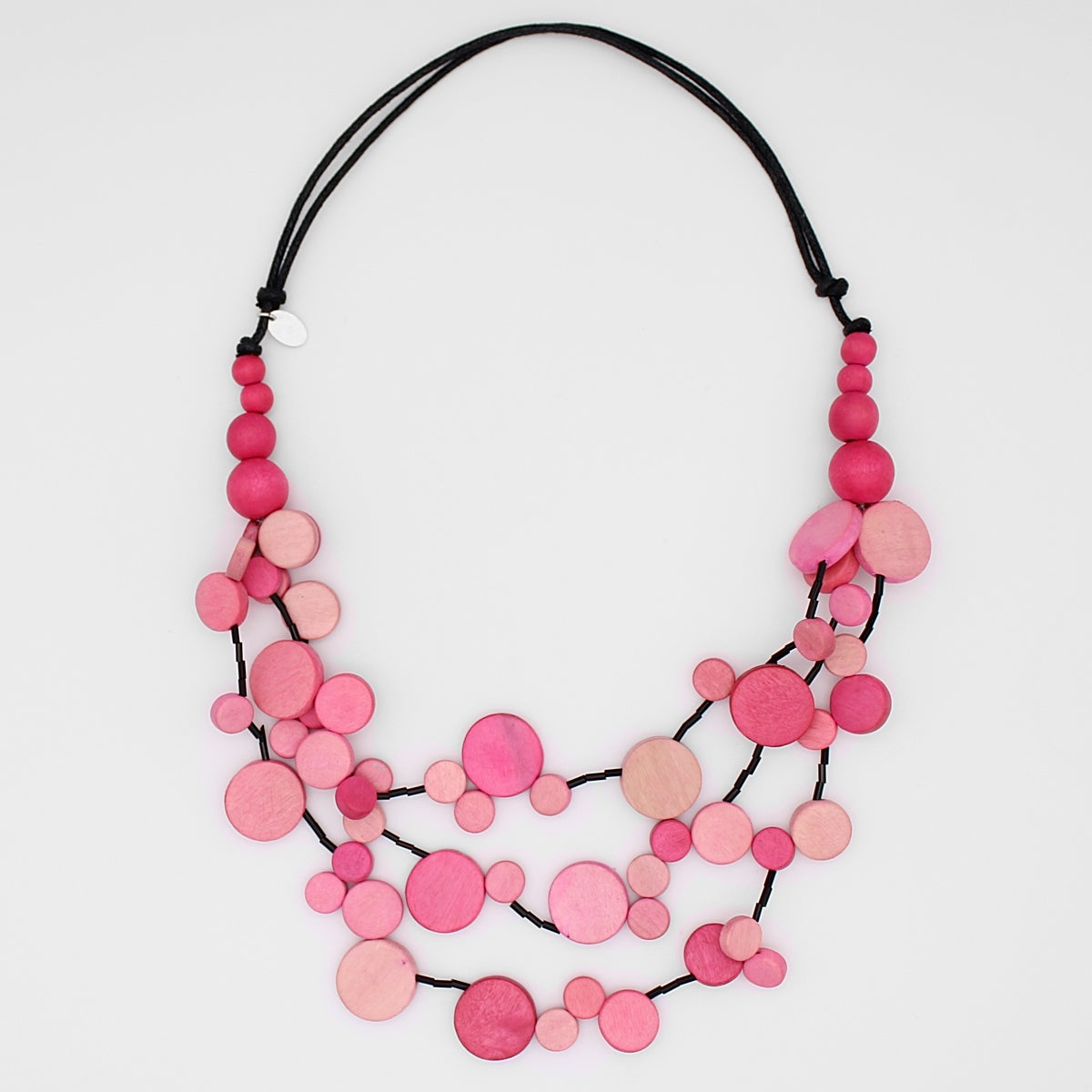 Pink Multi Strand Millie Necklace