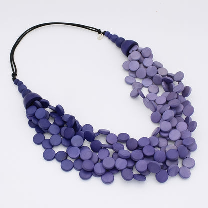 Ombre Purple Gillian Necklace