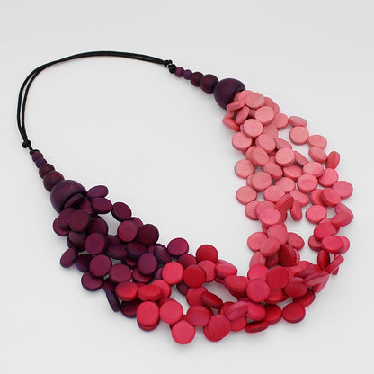 Ombre Red Gillian Necklace