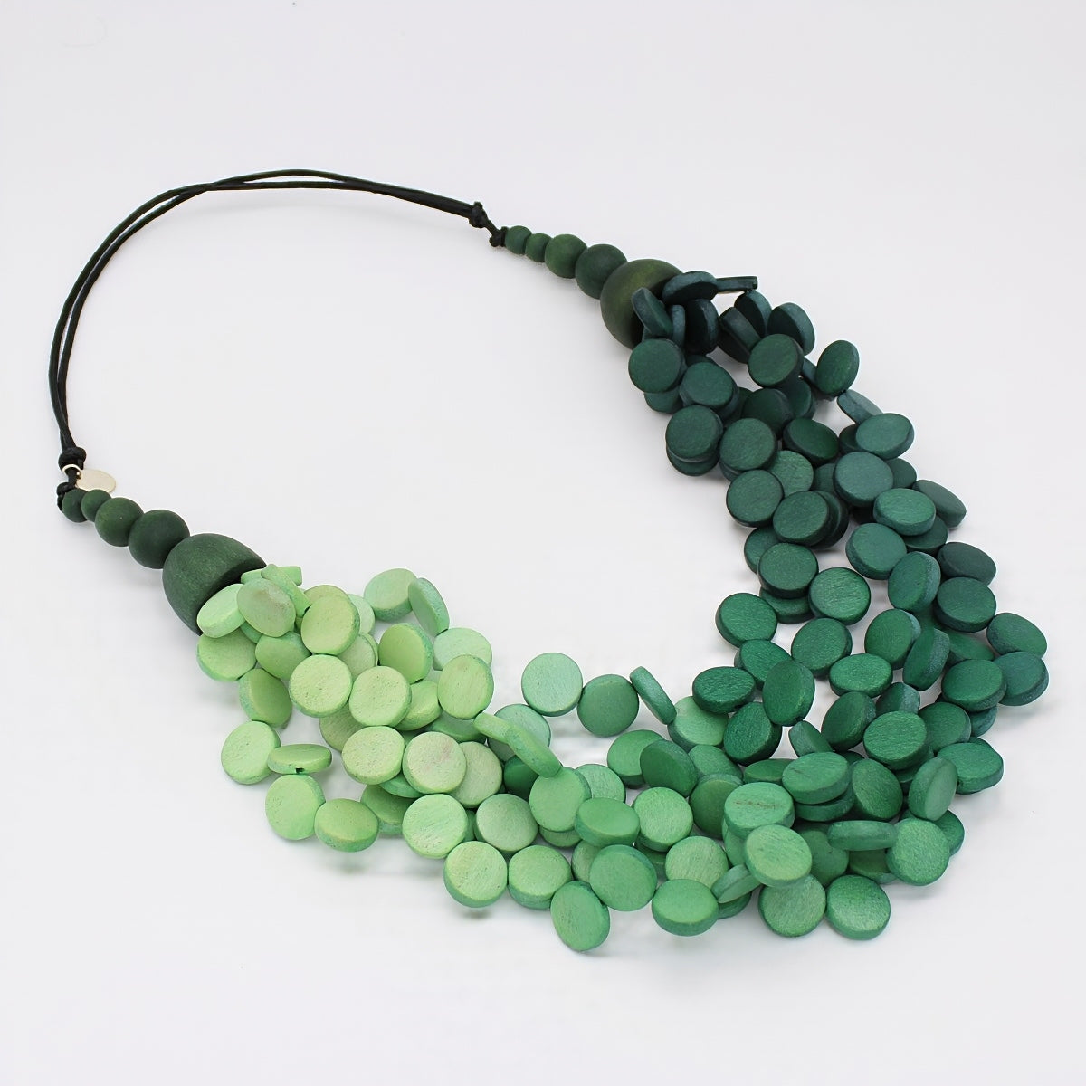 Ombre Green Gillian Necklace