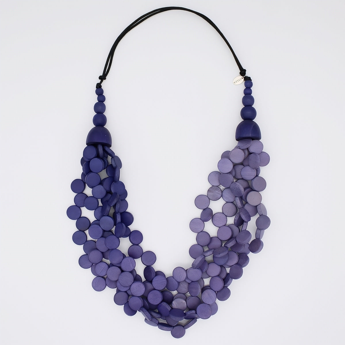 Ombre Purple Gillian Necklace