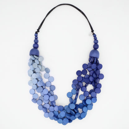 Ombre Blue Gillian Necklace