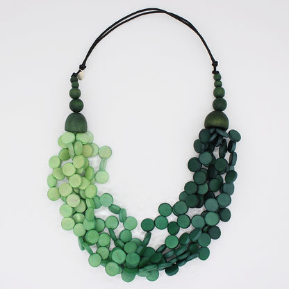 Ombre Green Gillian Necklace