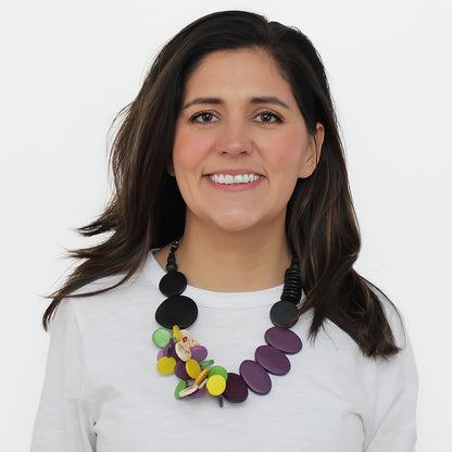 Multicolor Francesca Cluster Necklace