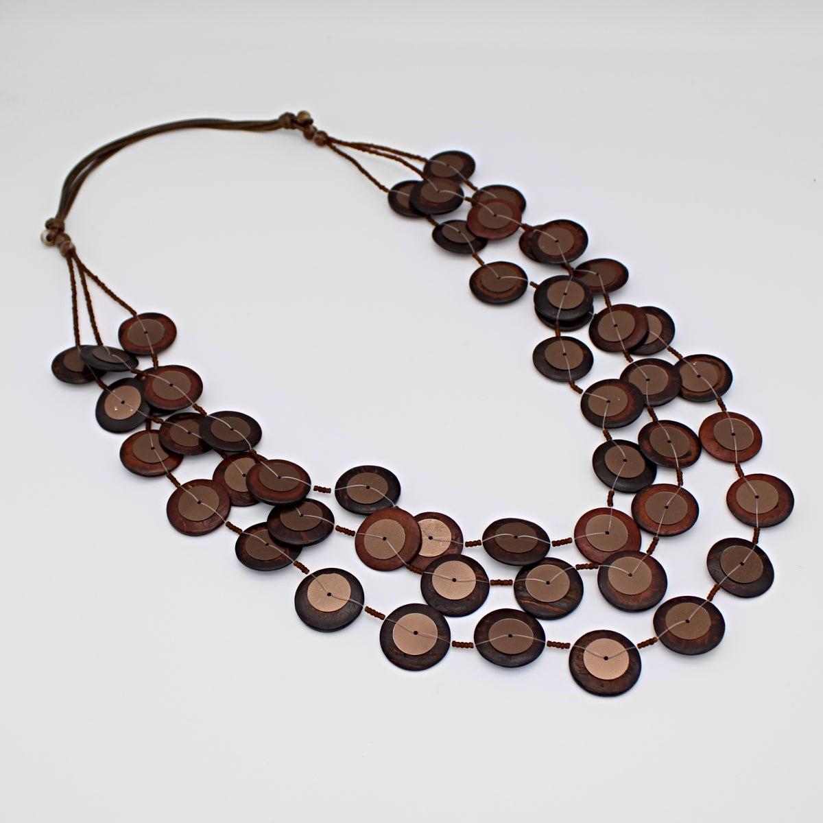 Brown Iridescent Arabella Necklace