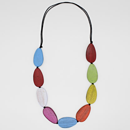 Destiny Multi Color Teardrop Necklace