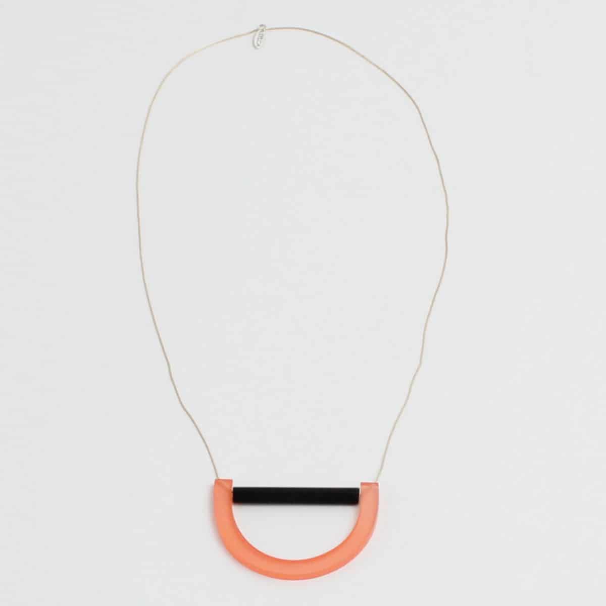 Blush Crescent Hallie Necklace – Sylca Designs