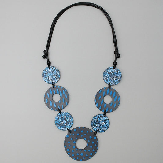 Blue Rosalyn Necklace