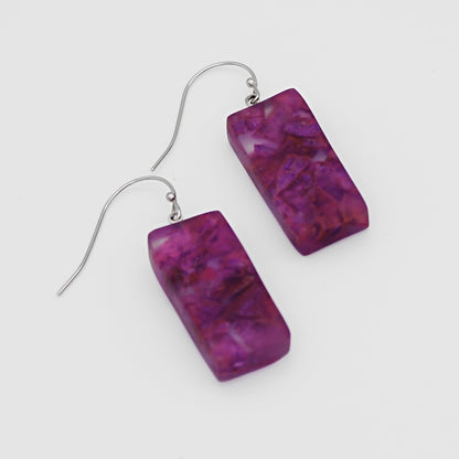 Purple Vega Earrings