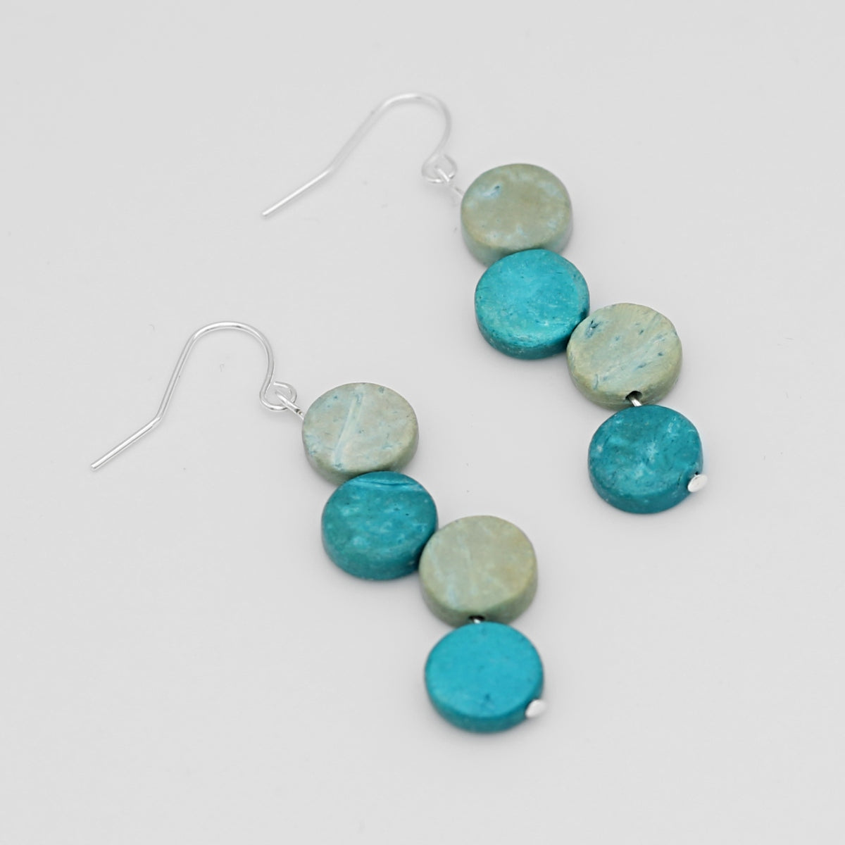 Aqua Eva Dangle Earrings