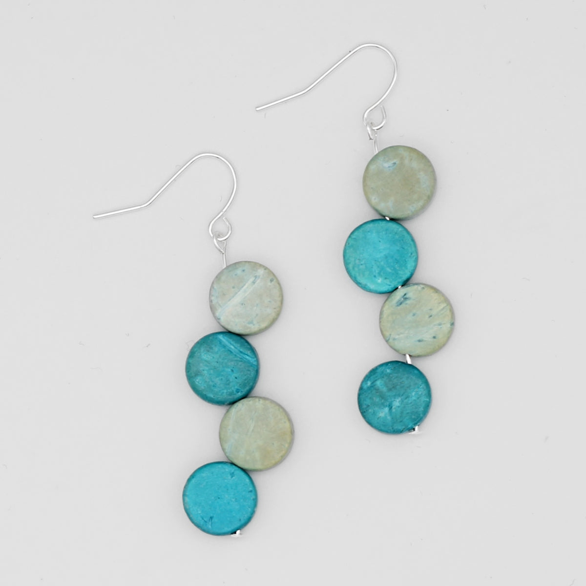 Aqua Eva Dangle Earrings