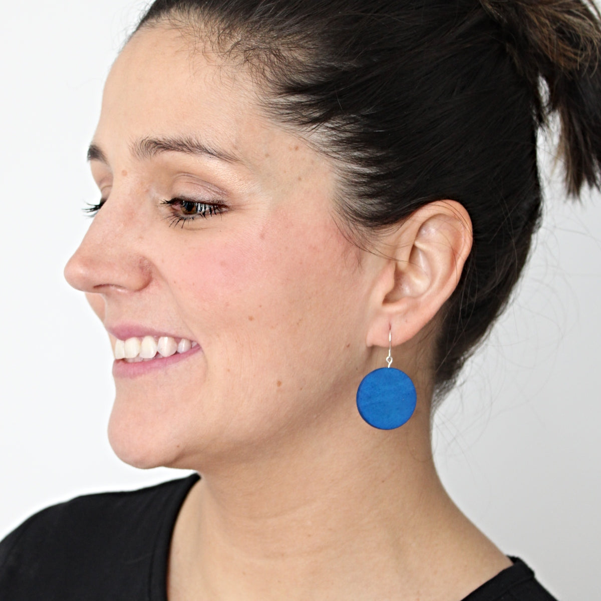 Cobalt Dot Rosie Earrings