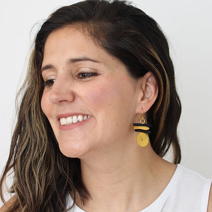 Yellow Elaine Earrings