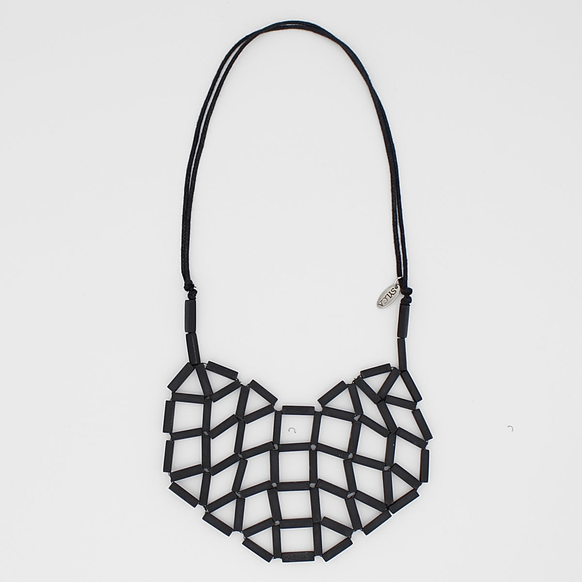 Black Lattice Necklace