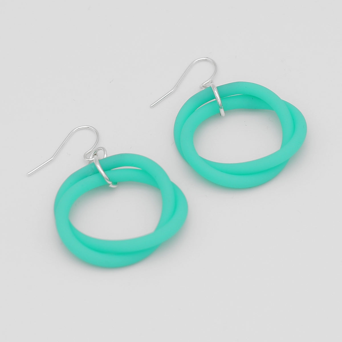 Aqua Cefalu Swirl Earring