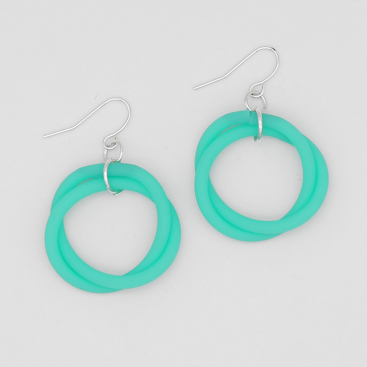 Aqua Cefalu Swirl Earring