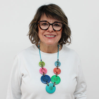 Multi Color Rowan Necklace